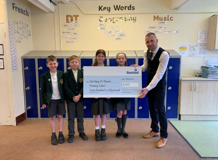 Donation to local primary school