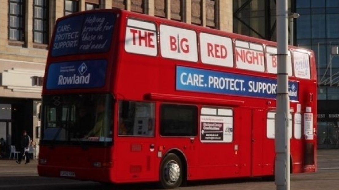 Big Red Emergency Night Bus