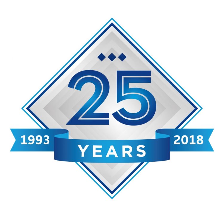 Rowland 25th Anniversary Logo