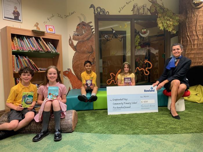 Children in School Library