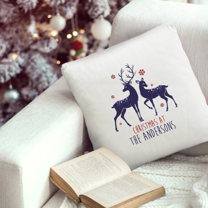 Christmas Reindeer Cushions