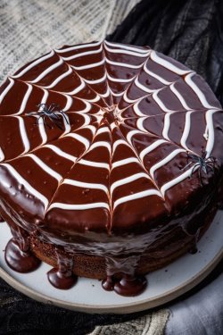 Halloween Spider Cake