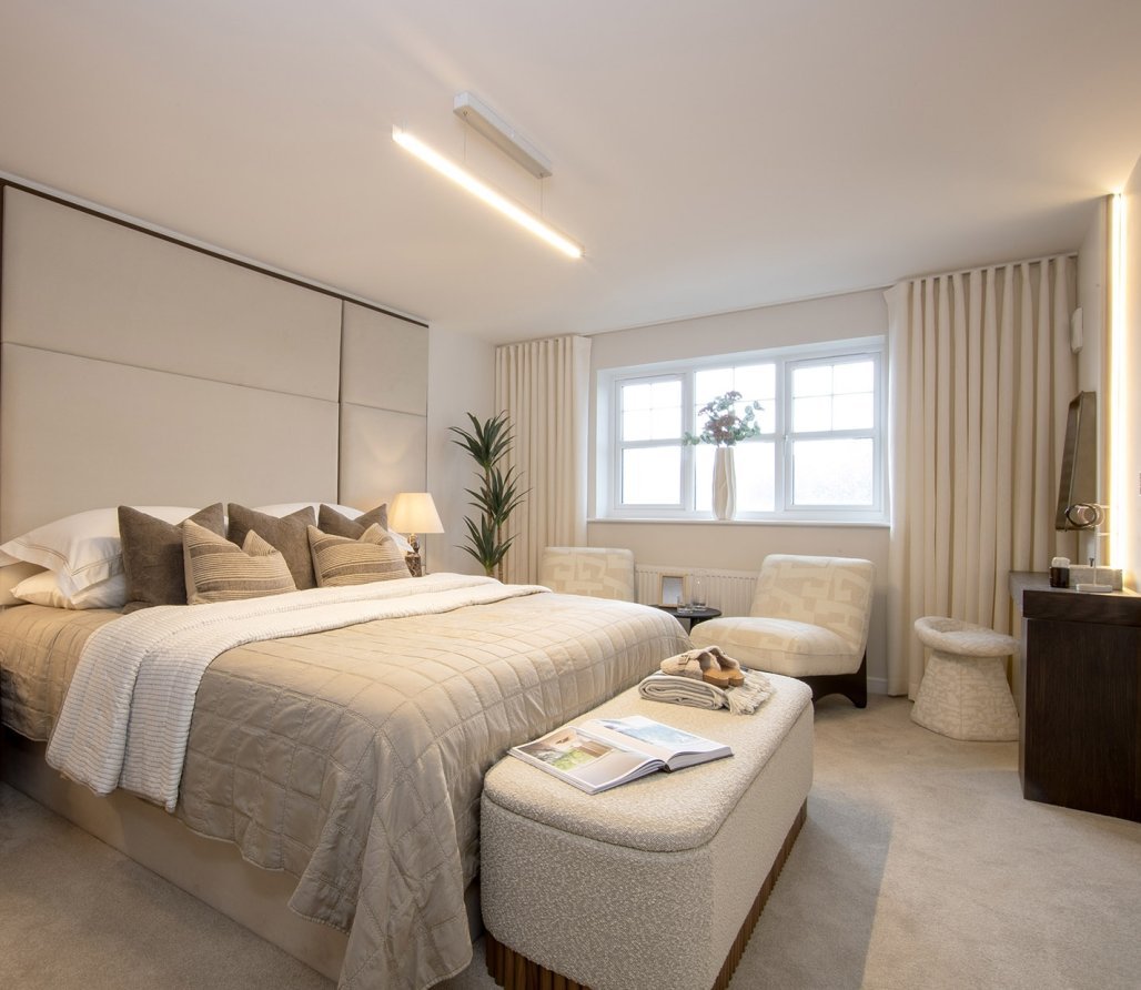 Spacious master bedroom